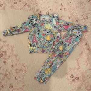 Posh Peanut Disney Princesses Jogger Set, 2T
